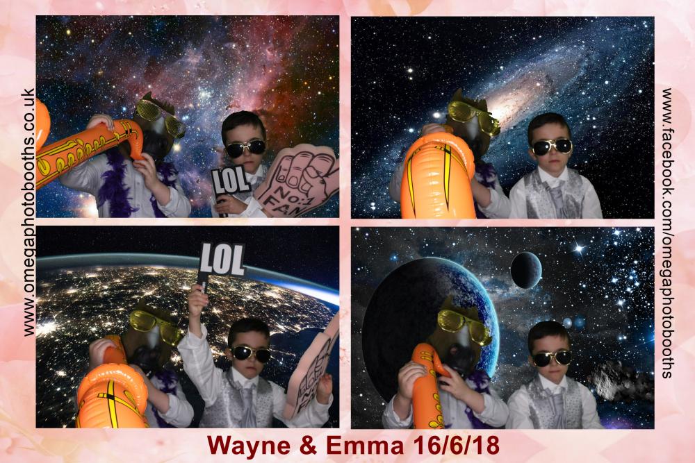Emma & Wayne's Wedding | View more photos from the event at gallery.omegaphotobooths.co.uk/u/Omega-Photobooths/Emma-Waynes-Wedding
